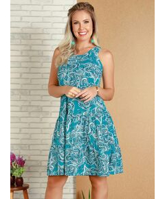 imagem de Vestido com Franzidos na Saia