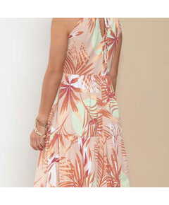 imagem de Vestido Folhagem com Franzidos e Babados