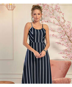 imagem de Vestido Longo Estampado de Alas