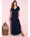 imagem do produto  Vestido Longo Soltinho com Fenda